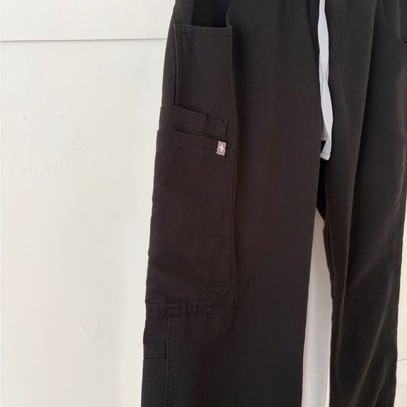 Figs Black Straight Zamora Scrub Pants Nurse Doctor Size Small - Picture 5 of 10